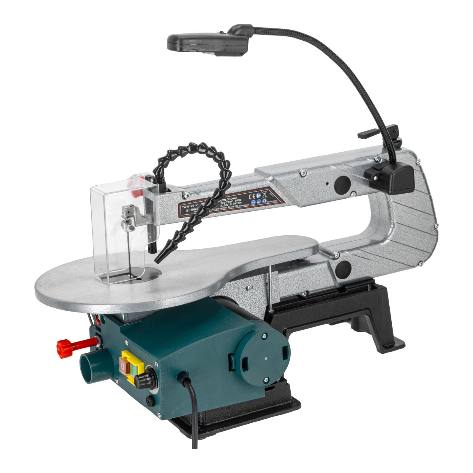 Tryton Rundsåg, elektrisk 120W, 133 mm, 500-1700 RPM, LED belysning - 6
