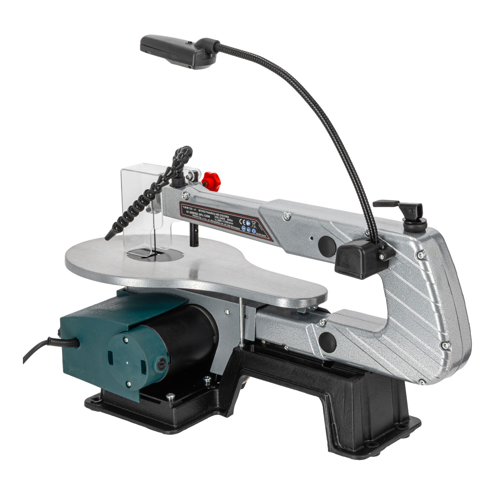 Tryton Rundsåg, elektrisk 120W, 133 mm, 500-1700 RPM, LED belysning - 3