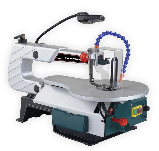 Tryton Rundsåg, elektrisk 120W, 133 mm, 500-1700 RPM, LED belysning