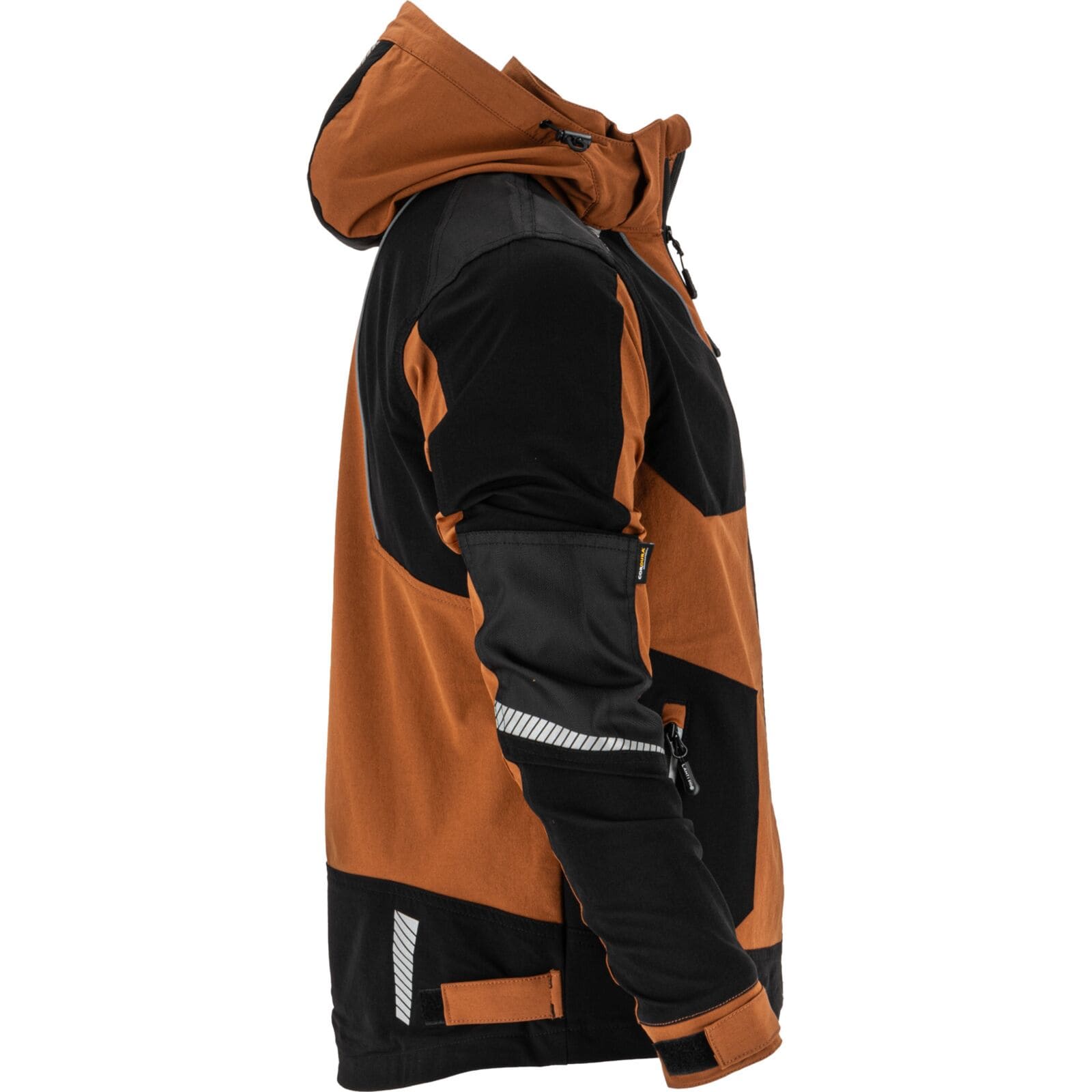 LahtiPro Jacka stretch, slim fit, brun-svart, CE, LAHTI (Storlek : L) - 3