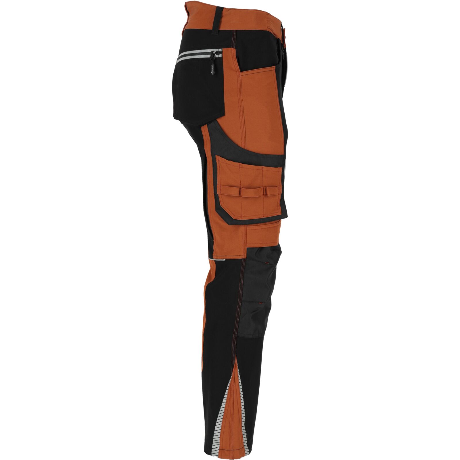LahtiPro Arbetsbyxor Stretch Slim Fit, brub-svart, CE, LAHTI (Storlek : S) - 4