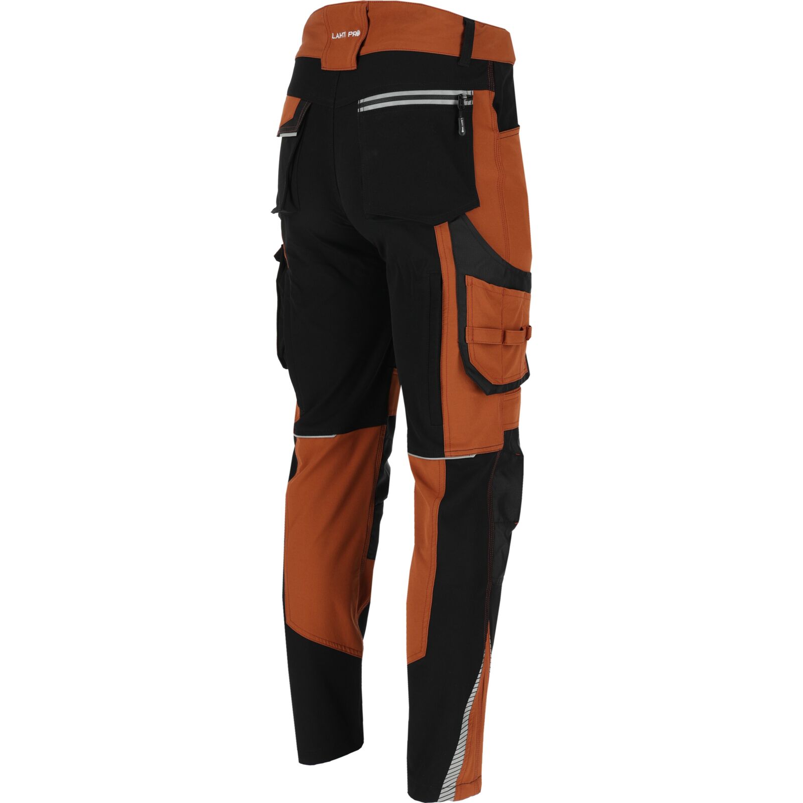 LahtiPro Arbetsbyxor Stretch Slim Fit, brub-svart, CE, LAHTI (Storlek : M) - 3