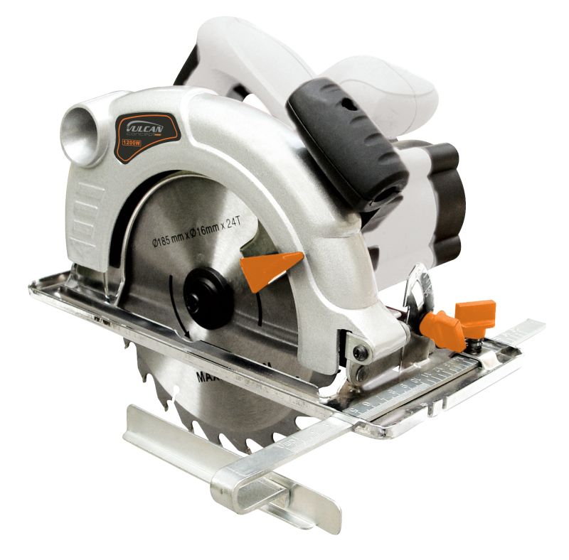 Vulcan Cirkelsåg, 1500W, 185 mm, 4700rpm, med laser