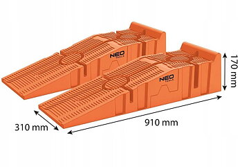 Neo Tools Bilramp 2st, hopfällbar, max 3 ton