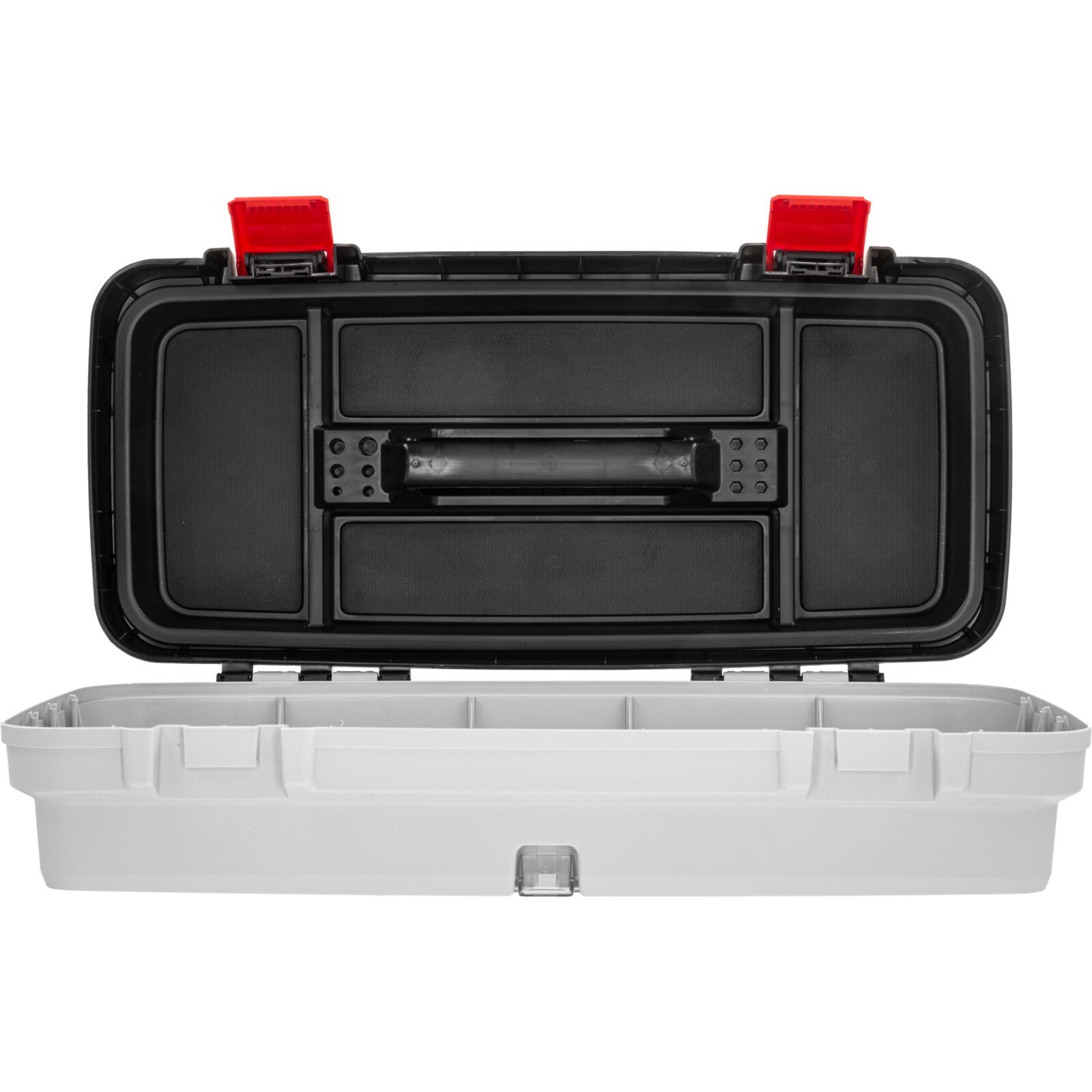 PROLINE TOOLS Verktygslåda med 2 klämmor, 586 x 296 x 305 mm, Proline - 5
