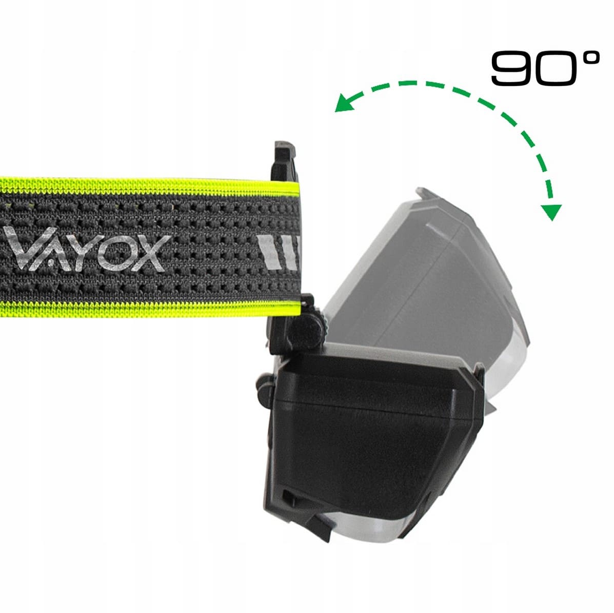 LED-pannlampa / Ficklampa, Vattentät, USB-C-uppladdningsbar (500lm), VAYOX - 3