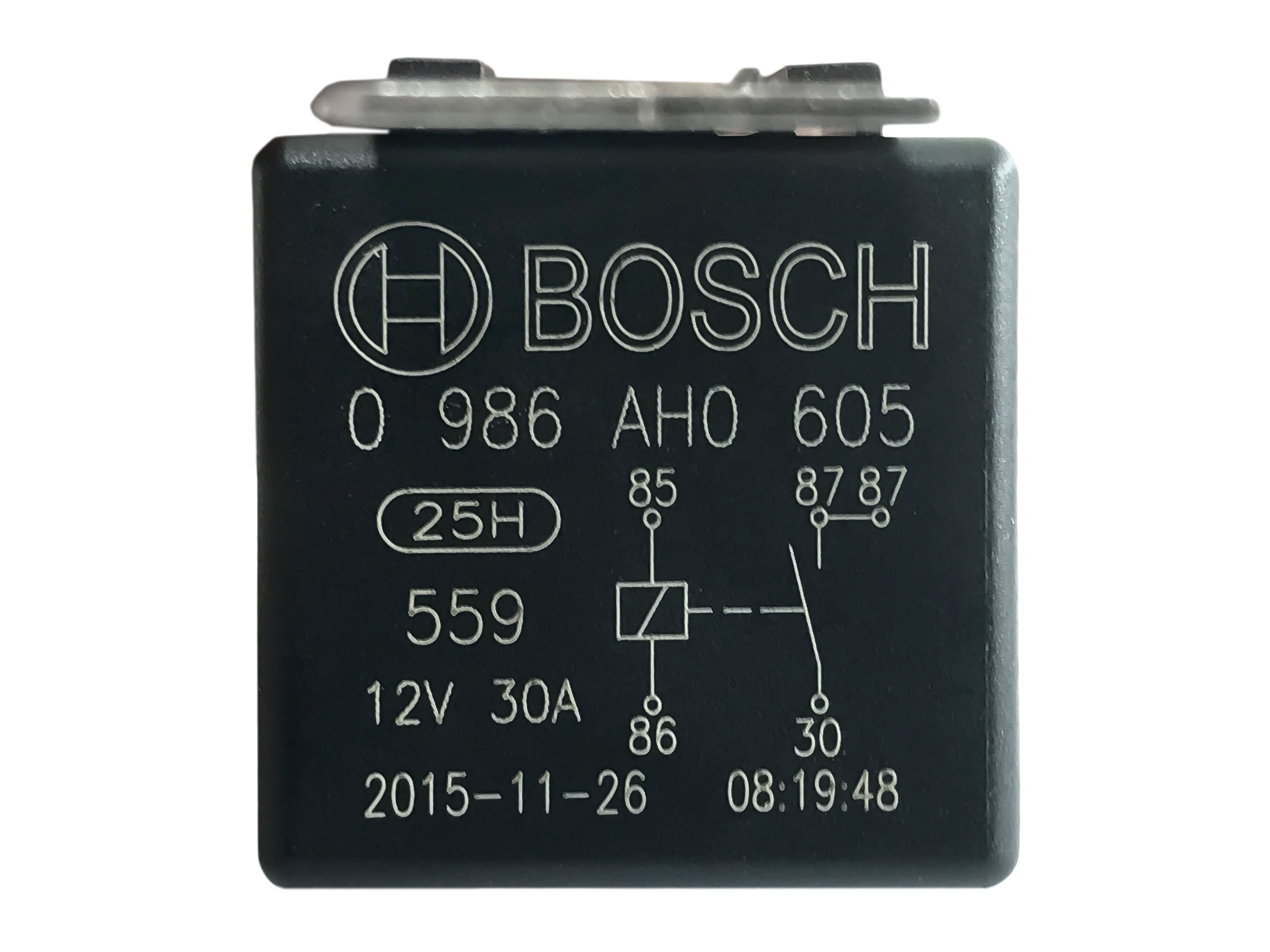 Relä Bosch 5-stifts 12V 30A m fäste - 3