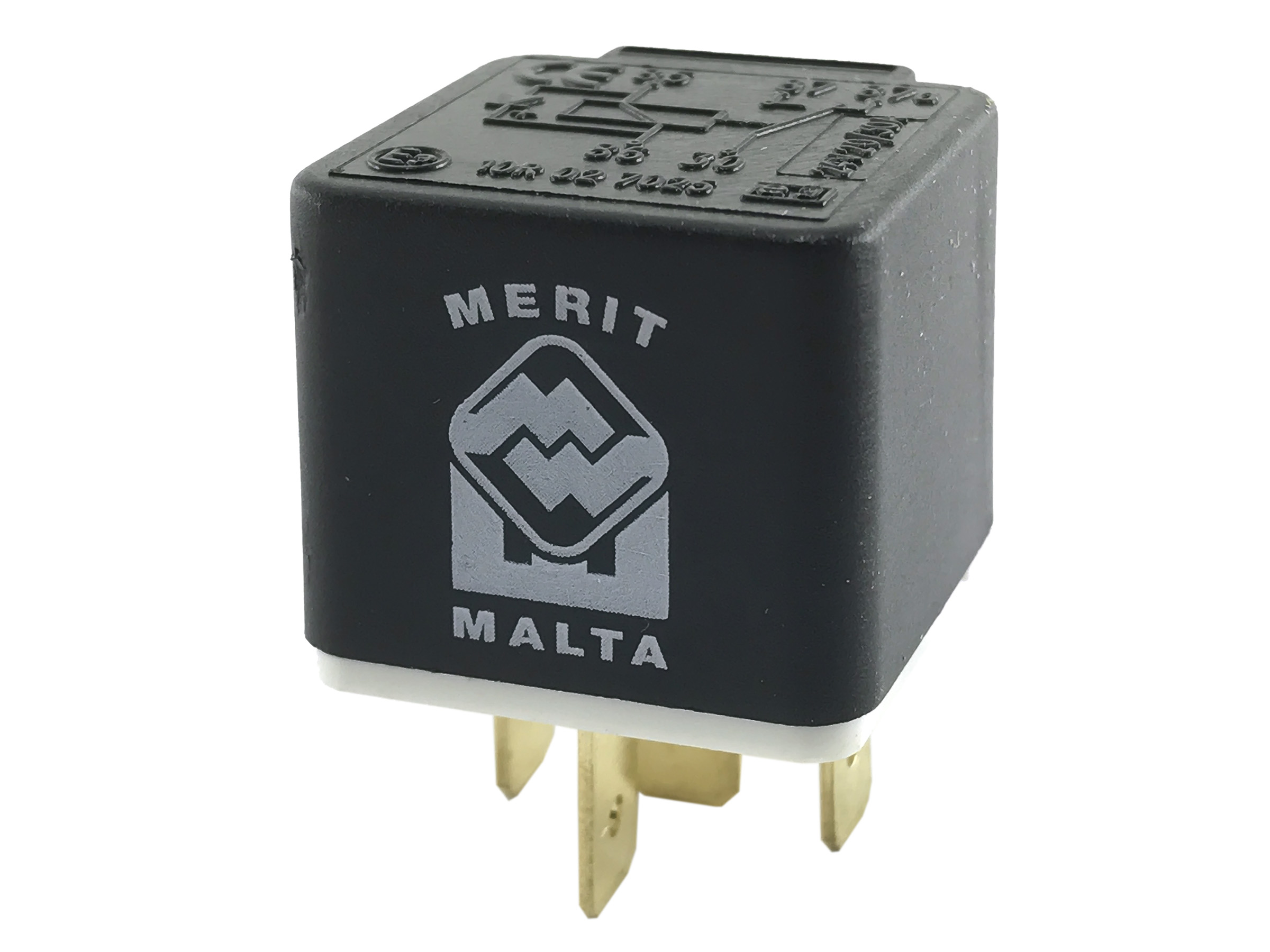 Växelrelä 5-stifts 24V 20/30A med diod - 2