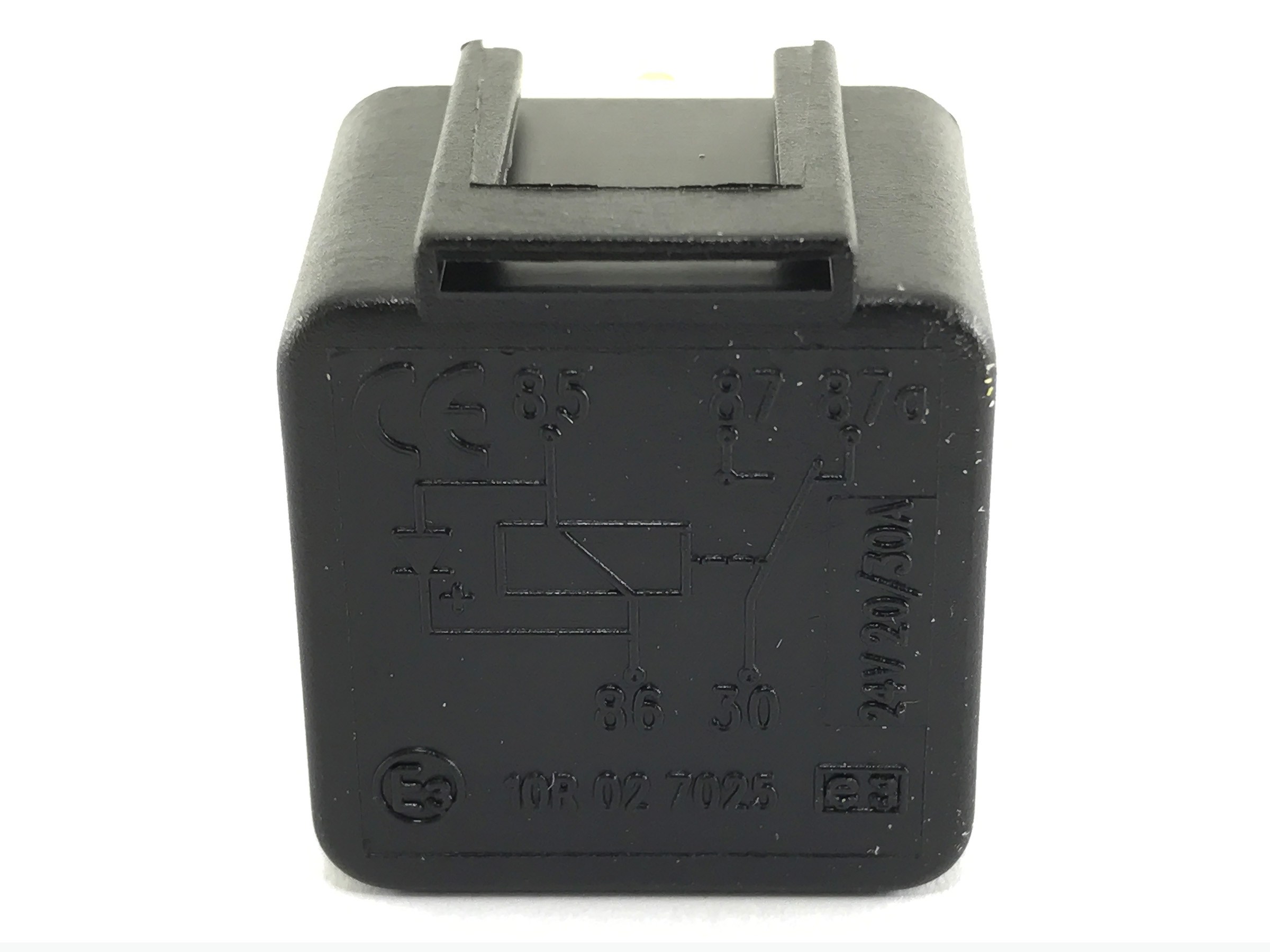 Växelrelä 5-stifts 24V 20/30A med diod - 3