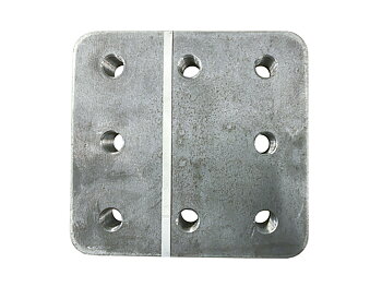 ROCKINGER svetsplatta inkl. bultsats hålbild 130x130 mm