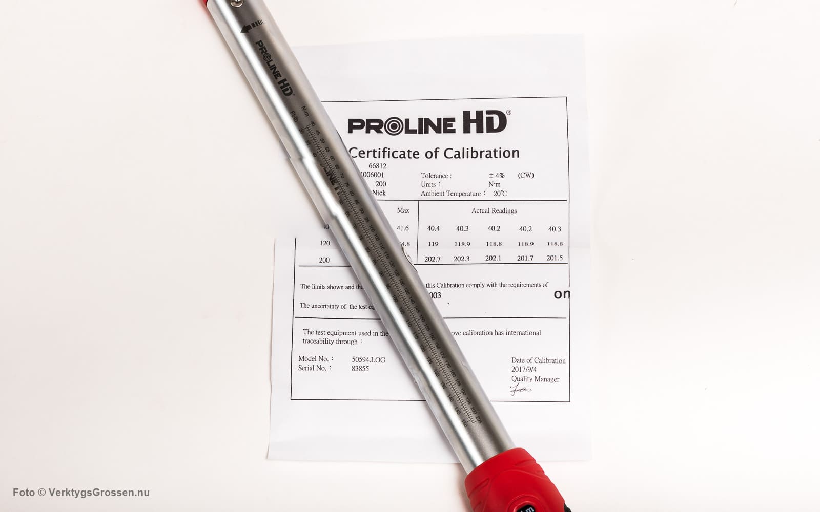 PROLINE TOOLS HD Momentnyckel 1/220-200 NM med 10 blocknyckel-fästen och hylsfäste, Proline HD - 25