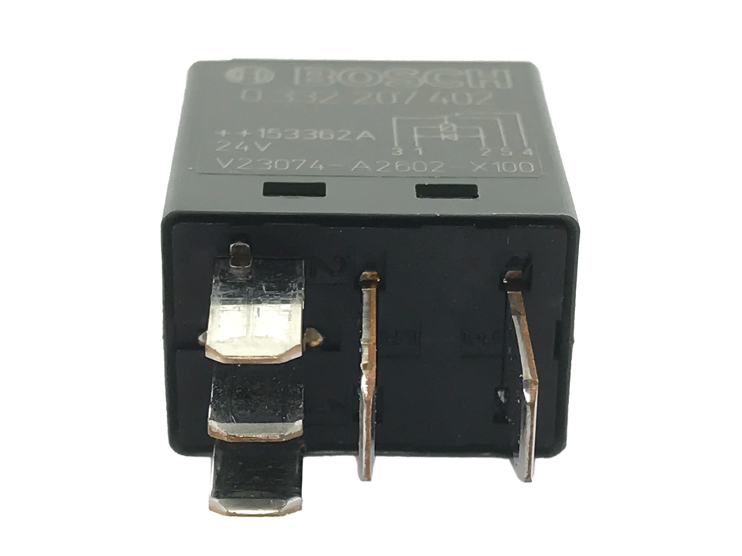 Microrelä Bosch 24 V 10/15A med diod utan fäste