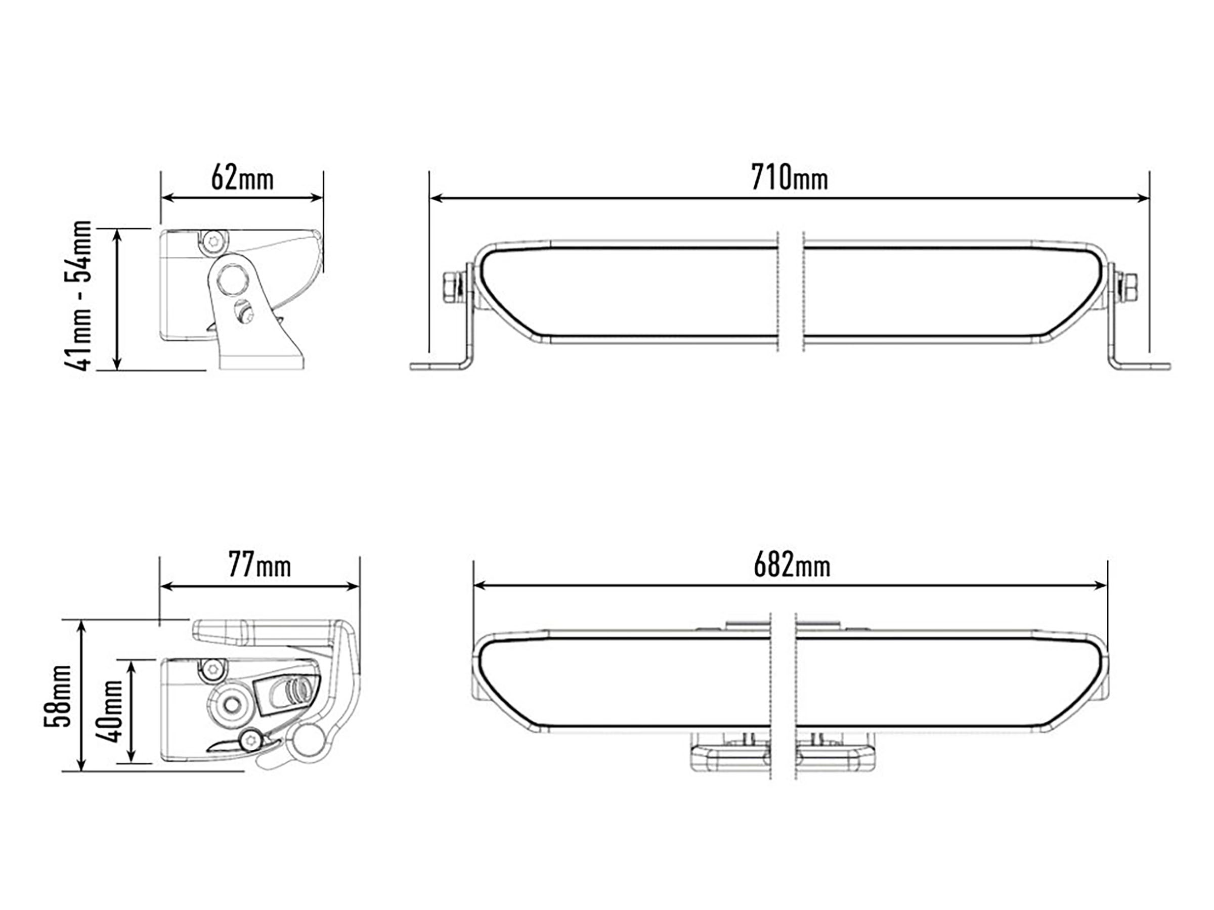 Lazer Linear-24 Flood LED arbetsljusramp - 4