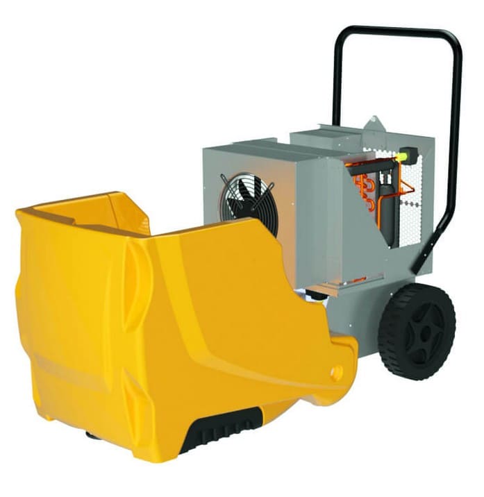 Professionell Byggavfuktare 56L/24h 500 m³/h Stapelbar, Master - 2
