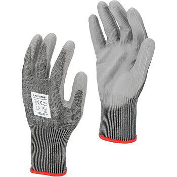 LahtiPro Arbetshandskar PU, med skärskydd F, CE, LAHTI (Handskestorlek : 9 [L] Handlängd 19,2cm Omkrets 22,9cm)
