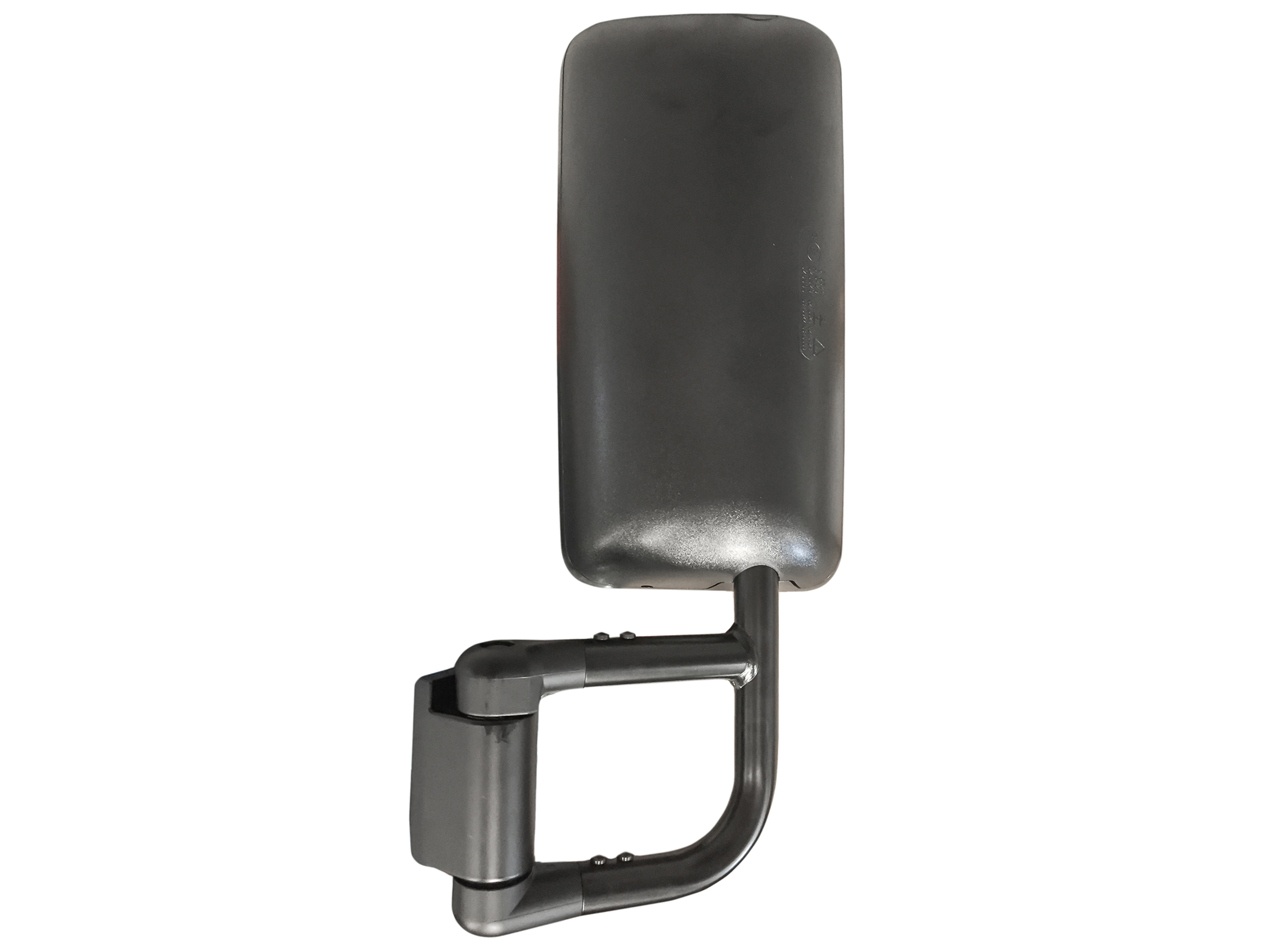 Motorspegel 384x205 mm R=1800 24 V vänster komplett med arm