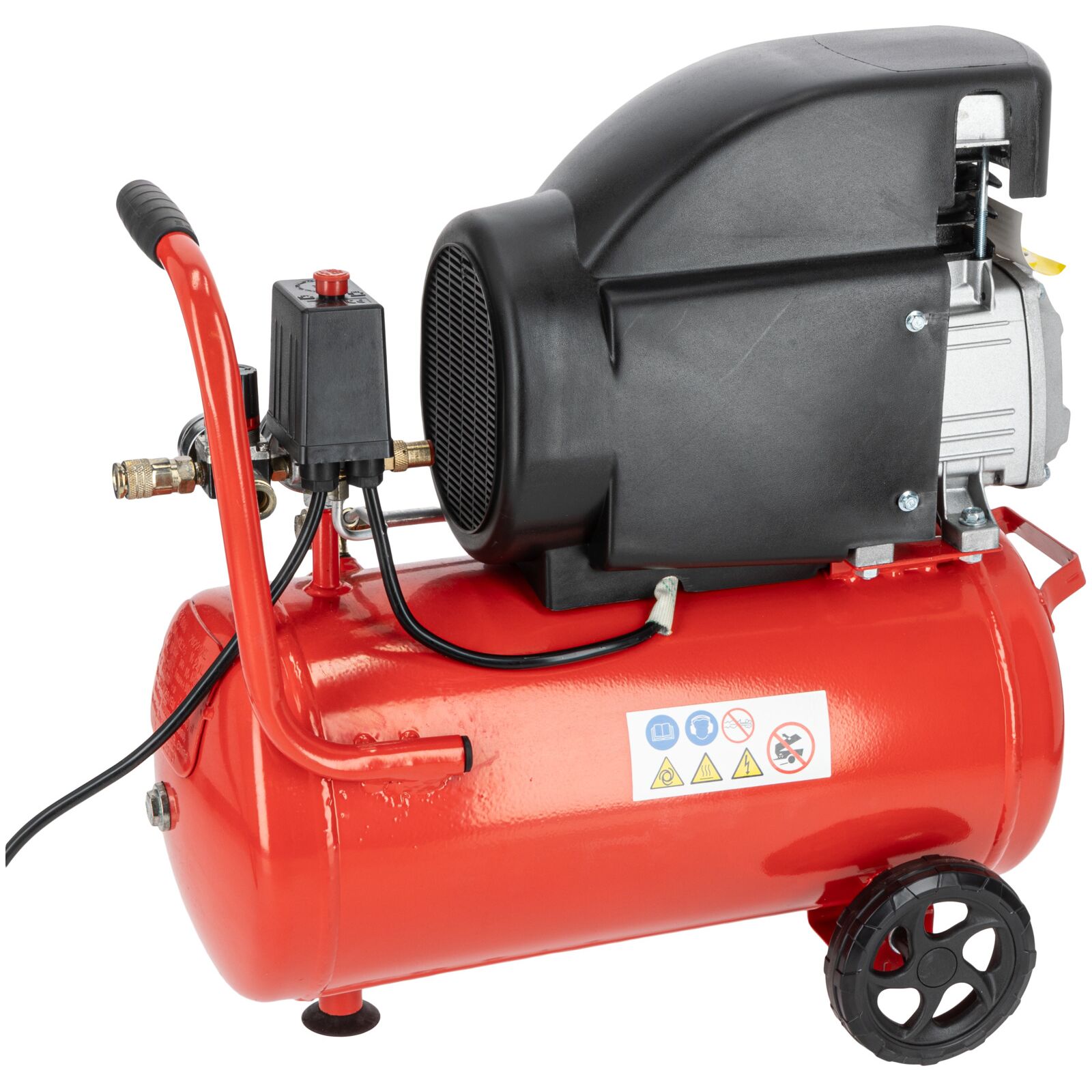 Tryton Oljekompressor, 24L, 1500W, 2Hk, 8 bar, 206L/min - 5