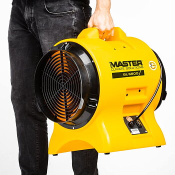 Axial Cirkulationsfläkt 3900 m³/h 750W med Blås- och Sugfunktion, IP44, Master
