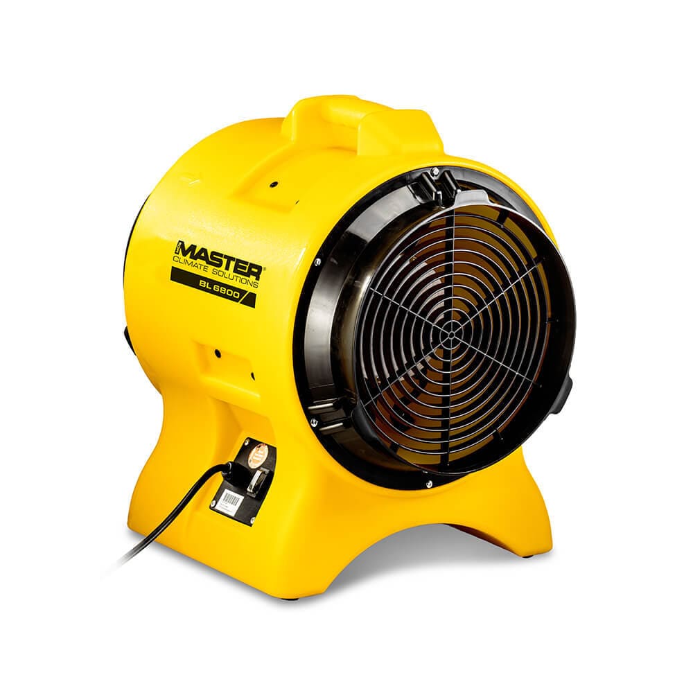 Axial Cirkulationsfläkt 3900 m³/h 750W med Blås- och Sugfunktion, IP44, Master - 3