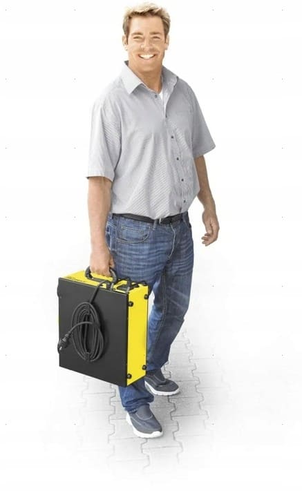 Radialfläkt, lätt bärbar fläkt 1250 m³/h, 1050 Pa, 170W, 6 kg golvtorkfläkt, Trotec - 3
