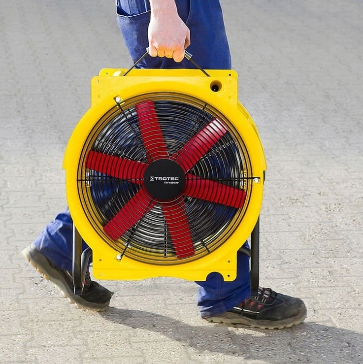 Högpresterande industrifläkt 45 cm 4500 m³/h 160Pa, Trotec - 4