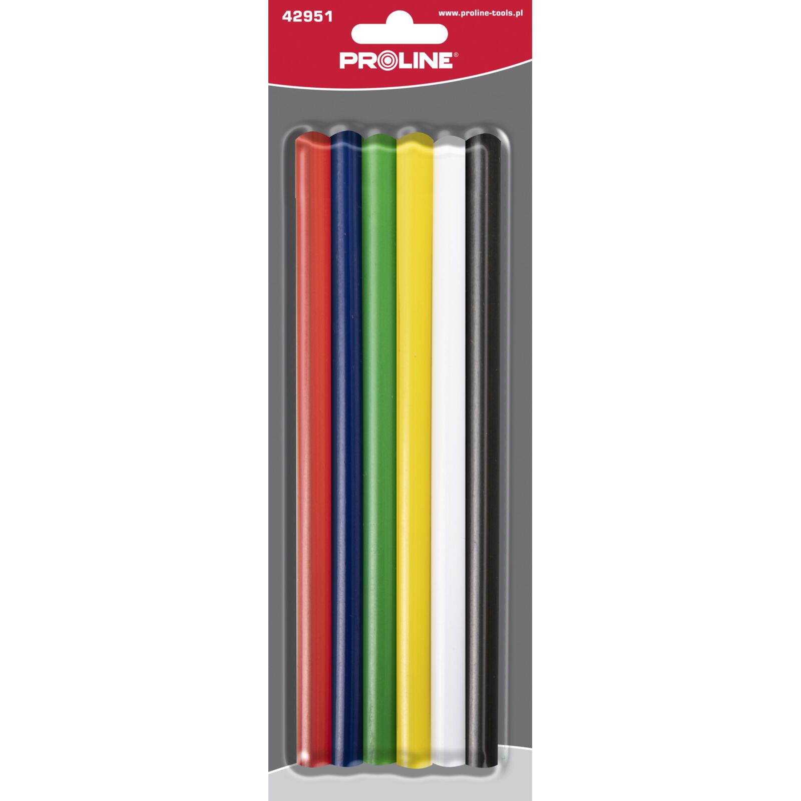PROLINE TOOLS Färgade Limstift 11 mm, 12st, Proline - 2
