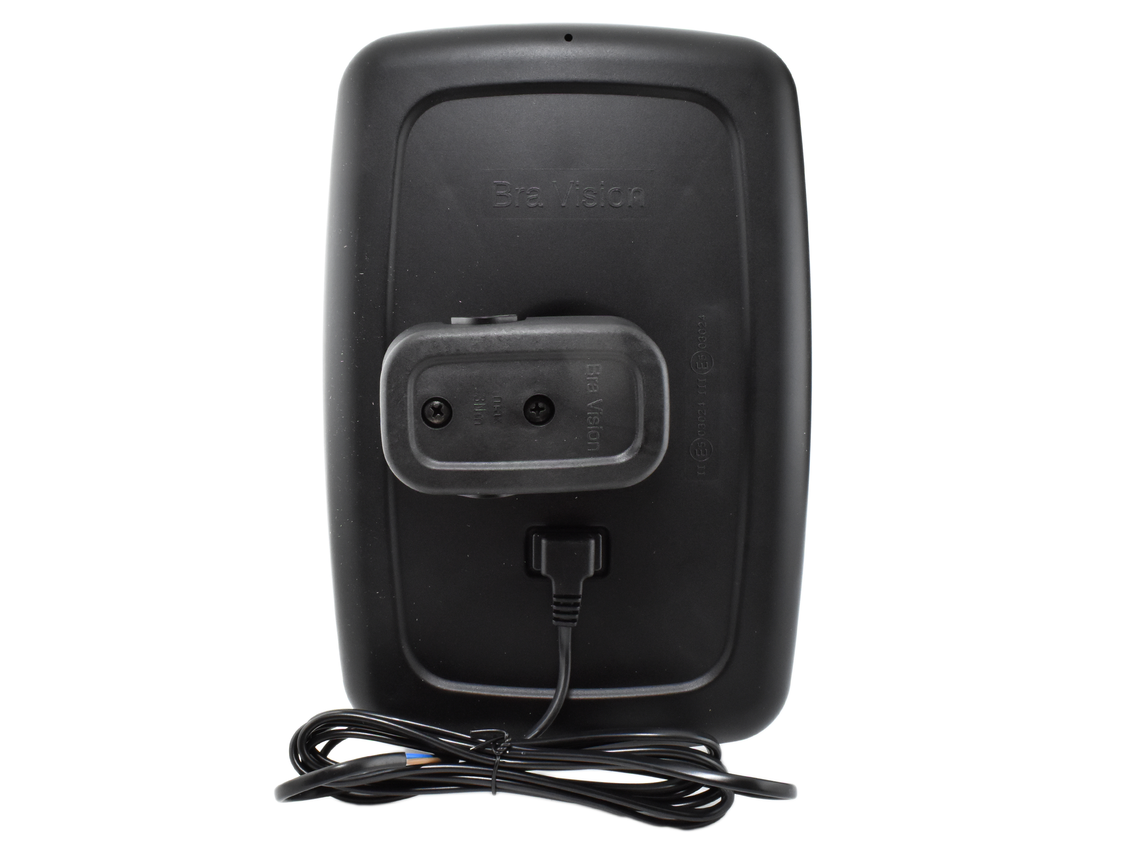Spegelhuvud 300x210mm R=1400 12V dir.kabel u ratt Fast glas - 4