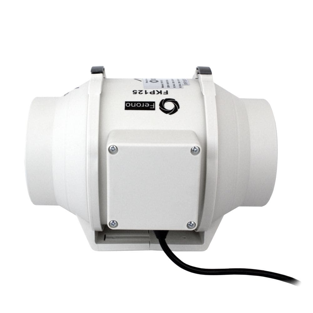 Kanalfläkt 125 mm, 284m3/h, 159Pa, 33W, rörfläkt, Ferono - 5