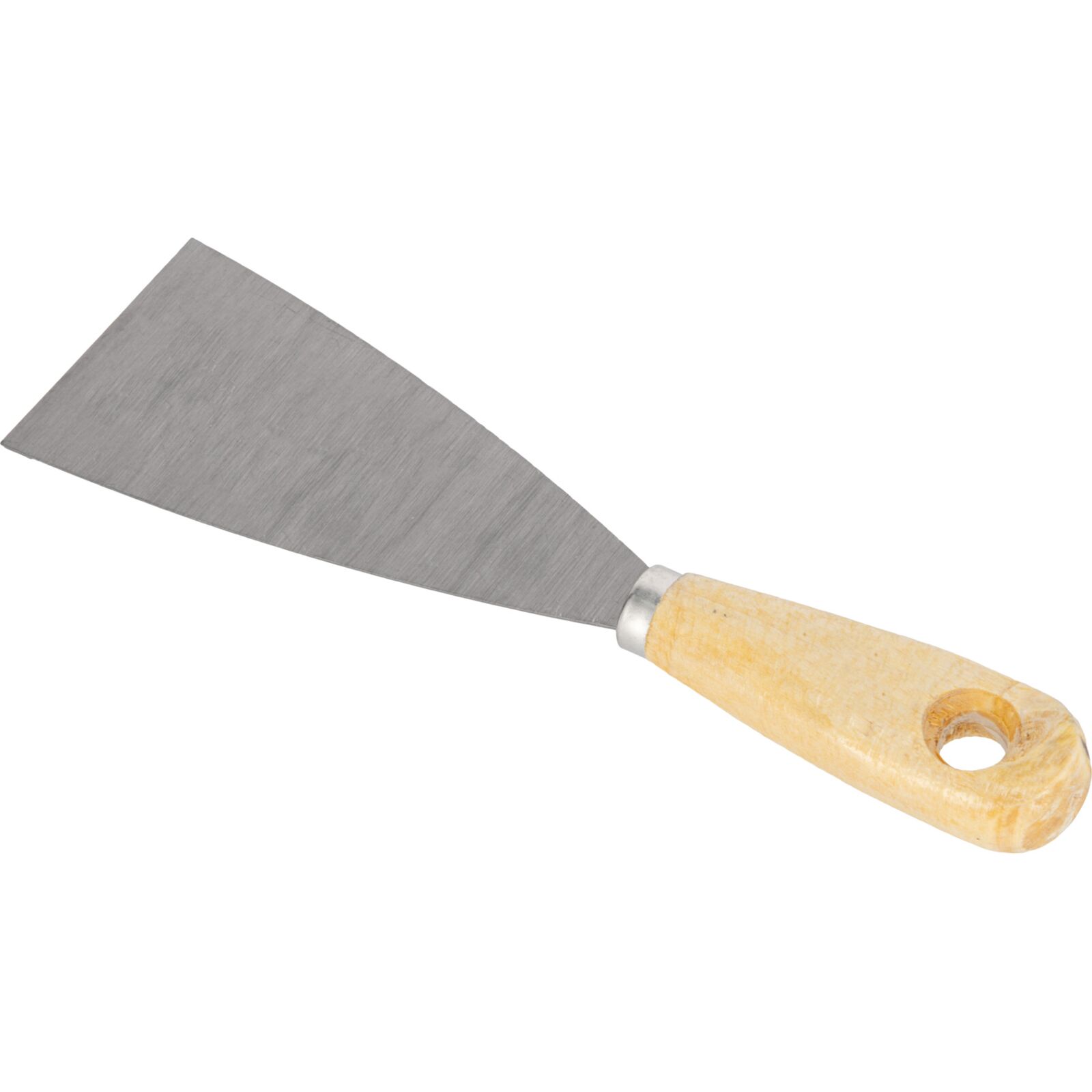 Scraper 60 mm, Hanging Whole in Light Wooden Handle Lacquered - 3