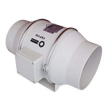 Kanalfläkt 150 mm, 530m3/h, 300Pa, 54W, rörfläkt, Ferono