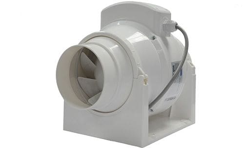 Kanalfläkt 100 mm, 193m3/h, 156Pa, 26W, rörfläkt, Ferono
