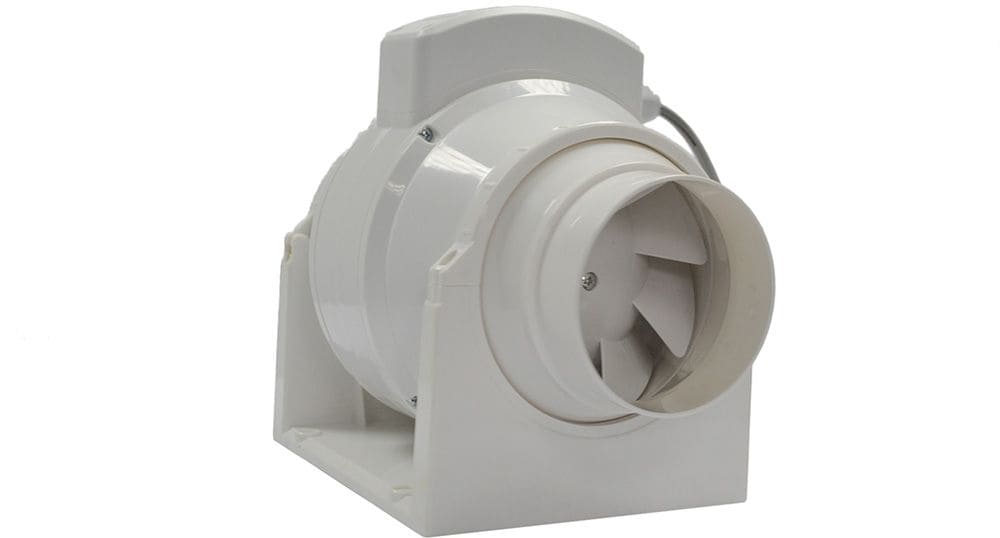 Kanalfläkt 100 mm, 193m3/h, 156Pa, 26W, rörfläkt, Ferono - 2