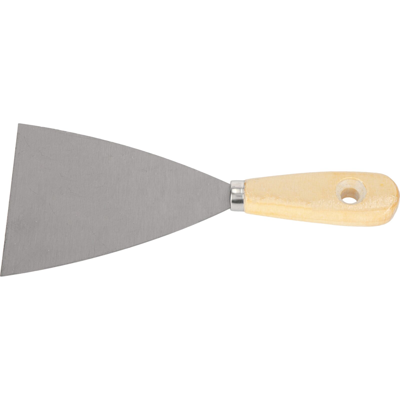 Scraper 100 mm, Hanging Whole in Light Wooden Lacquered Handle - 2