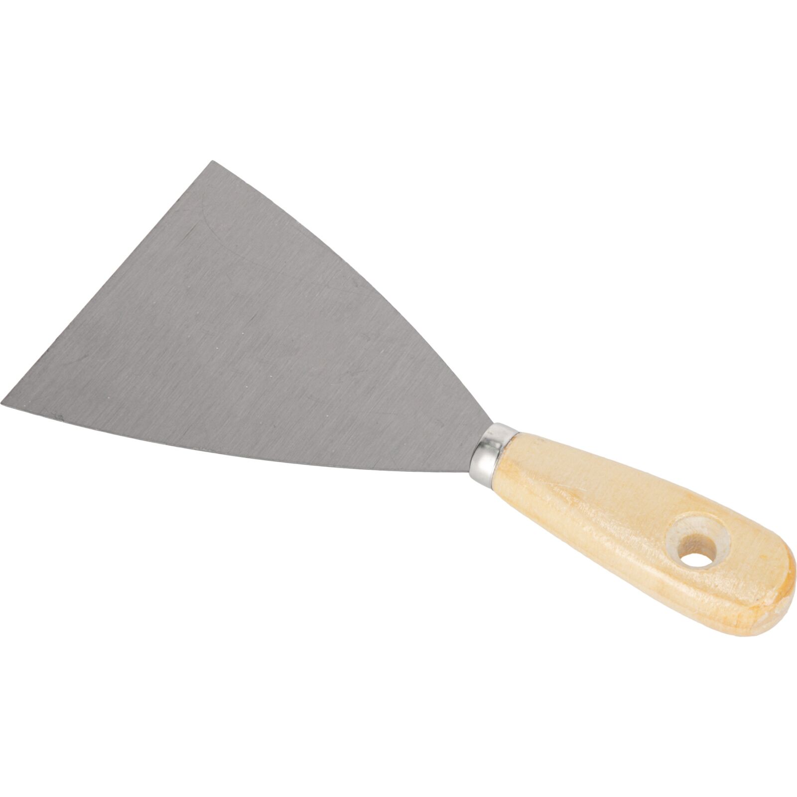 Scraper 100 mm, Hanging Whole in Light Wooden Lacquered Handle - 3