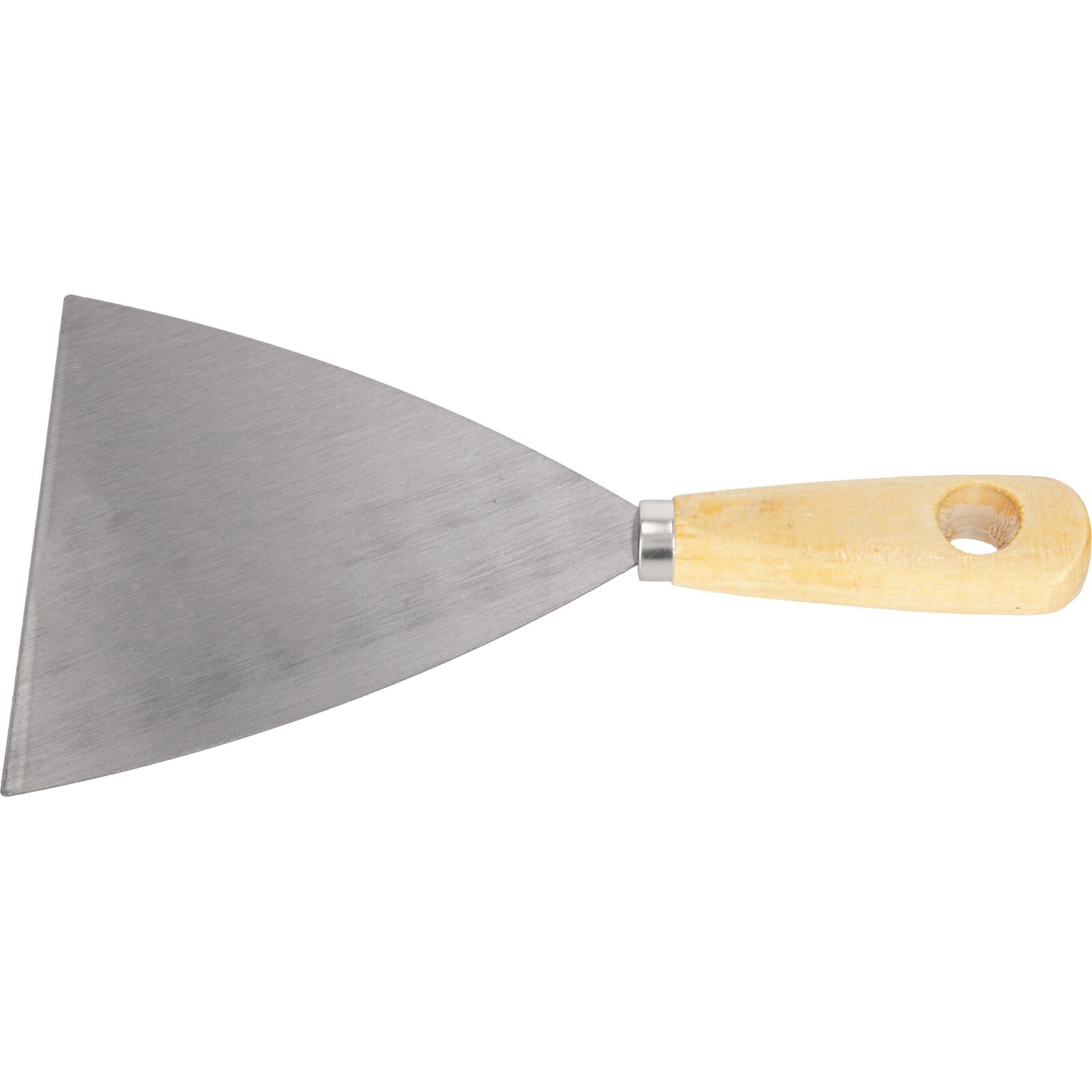 Scraper 125 mm, Hanging Whole in Light Wooden Lacquered Handle - 2