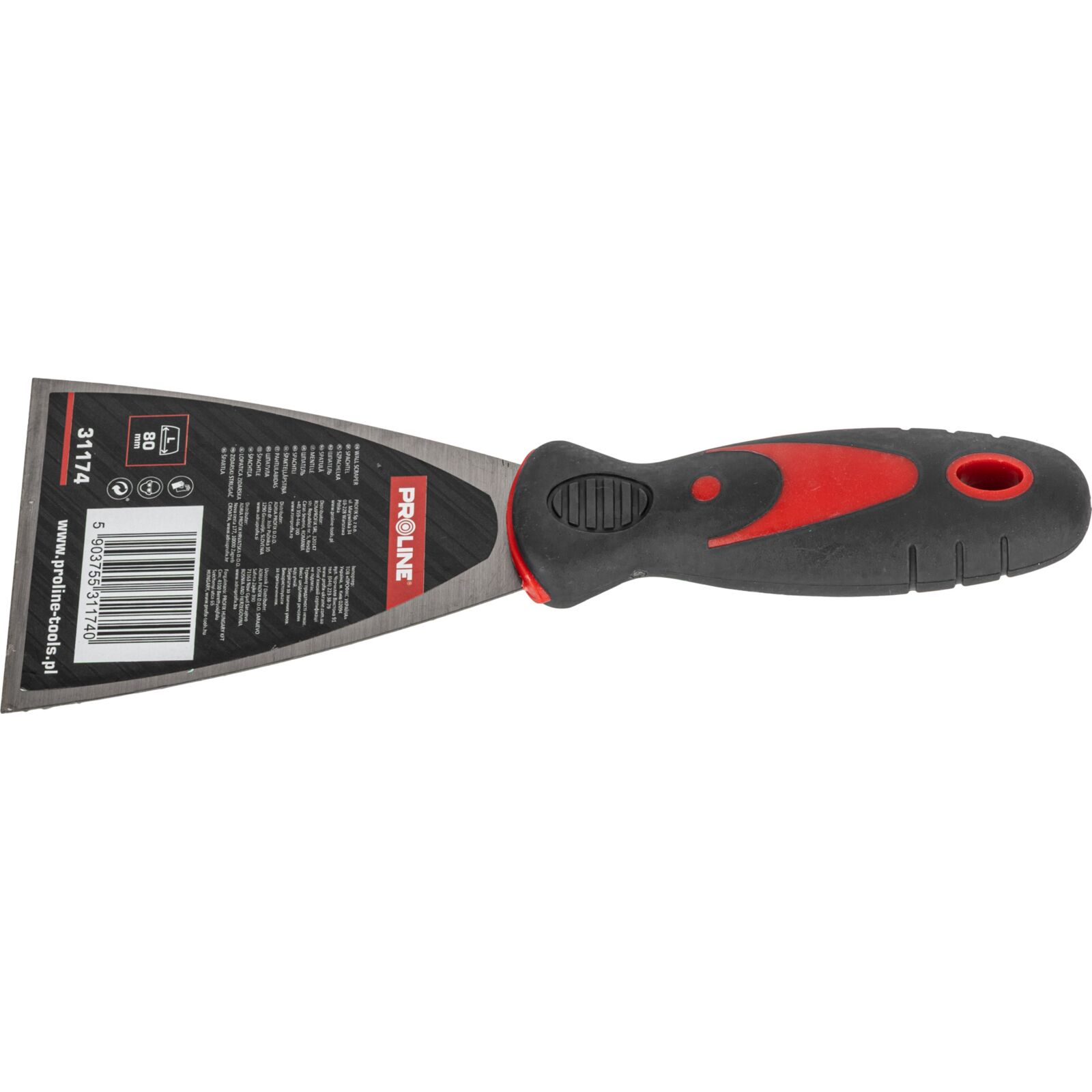 PROLINE TOOLS Väggskrapa 80 mm, 2-komponents handtag, Proline - 5