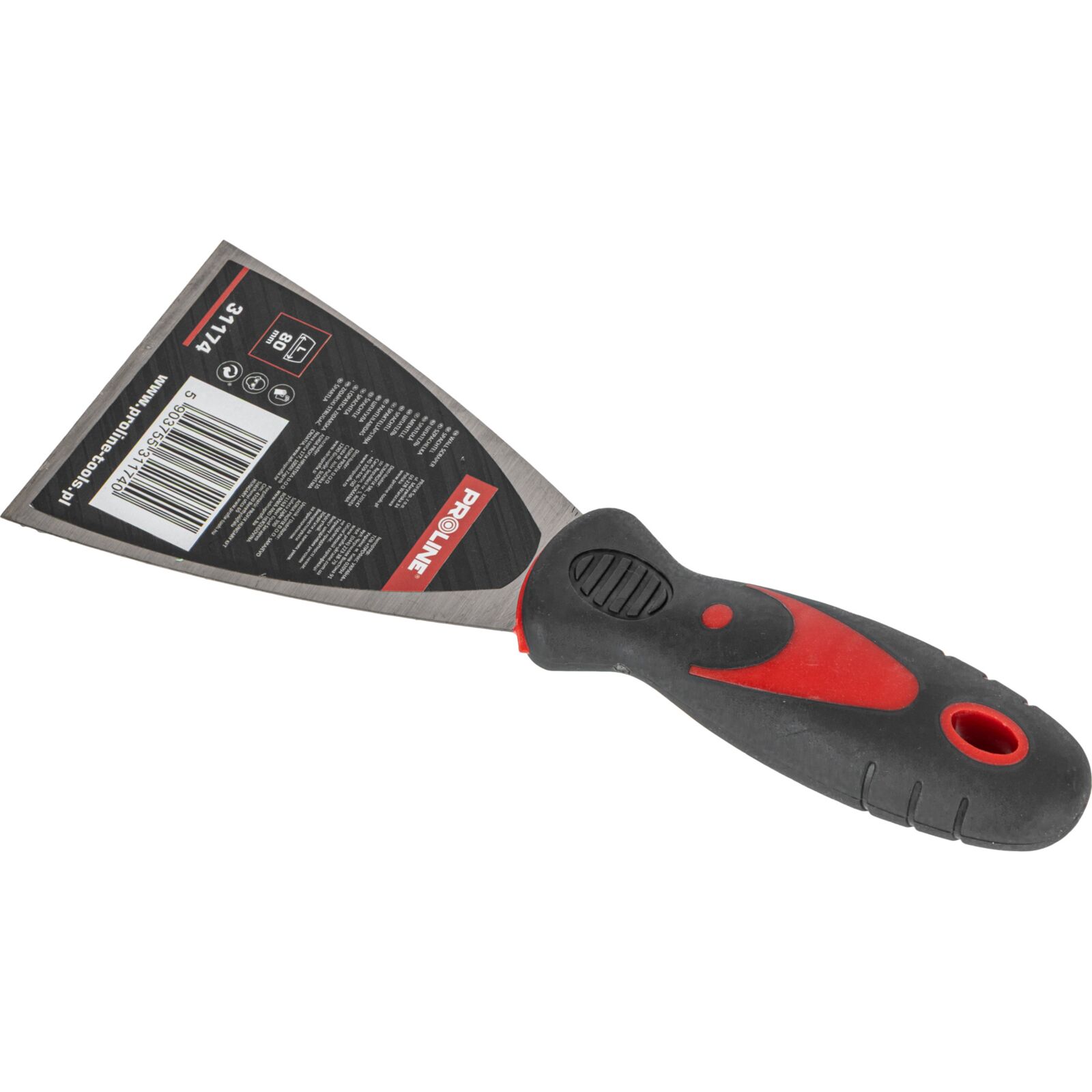 PROLINE TOOLS Väggskrapa 80 mm, 2-komponents handtag, Proline - 3