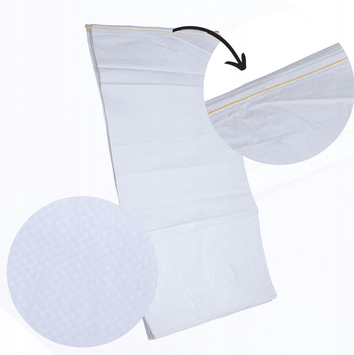 Övriga 3 Sandsäck 50st, översvämningsskydd, säck 50 x 80 cm, 25 kg, 80L - 2