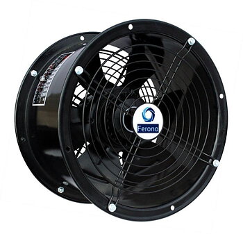 Axial Kanalfläkt 500 mm, 8000m3/h, 170Pa, 320W, vattentålig industrifläkt, Ferono