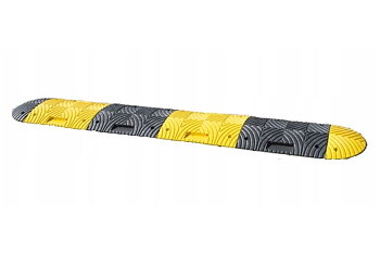 Farthinder Komplett Set 3 m 7 Delar 50 mm Hög Svart/Gul Reflex PVC
