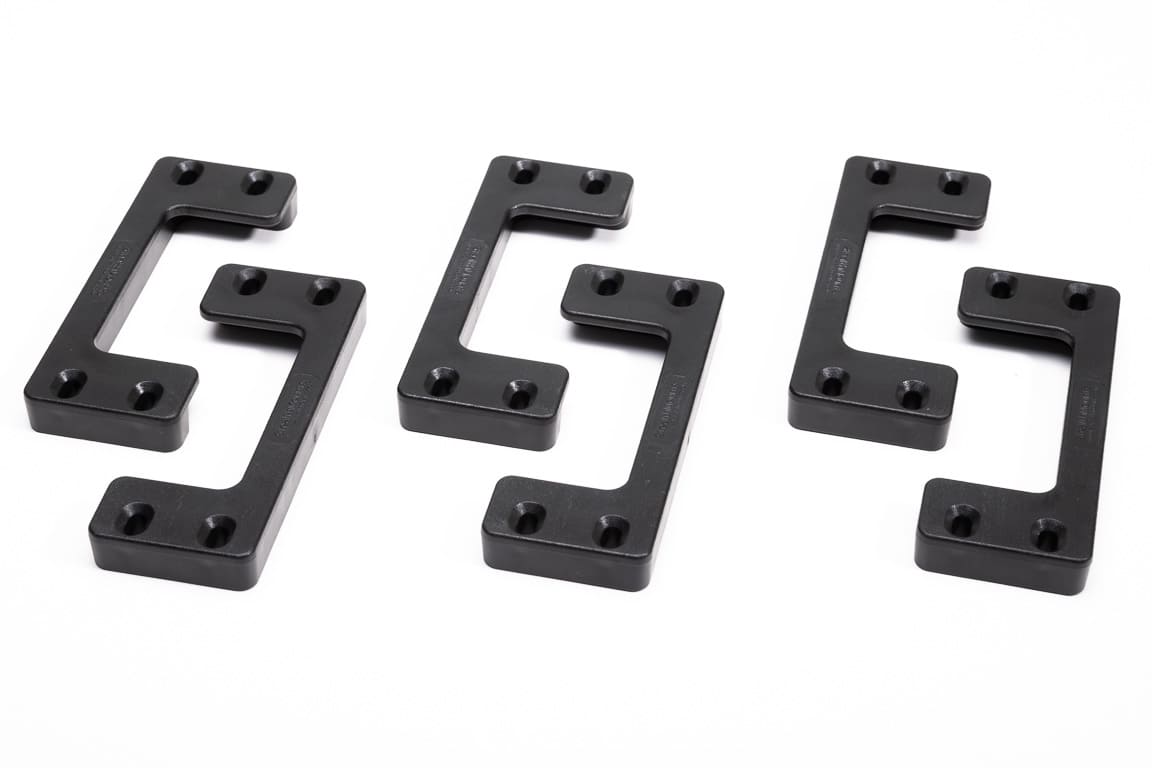 Stealth Mounts Monteringsfästen Cleat n Feet 6-pack ABS Väggförvaring Svart, StealthMounts - 5