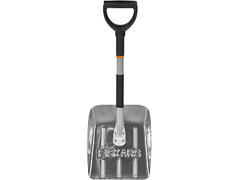 Mini snöspade - liten snöskyffel, snöraka för bilen m.m. 250 x 750 mm aluminium (Fiskars 141020)