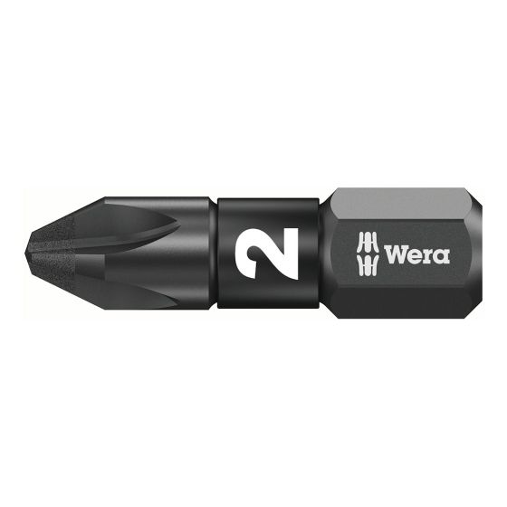 Pozidriv bit PZ2 x 25 mm 1 WERA 855/1 IMP DC Impaktor Diamond bit, 1-pack