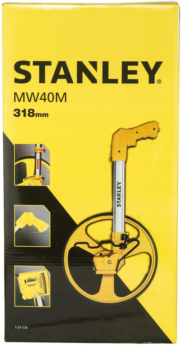 Mäthjul Hopfällbart 10000 m Precision ±1% Ø318 mm med Väska MW40M, Stanley - 11