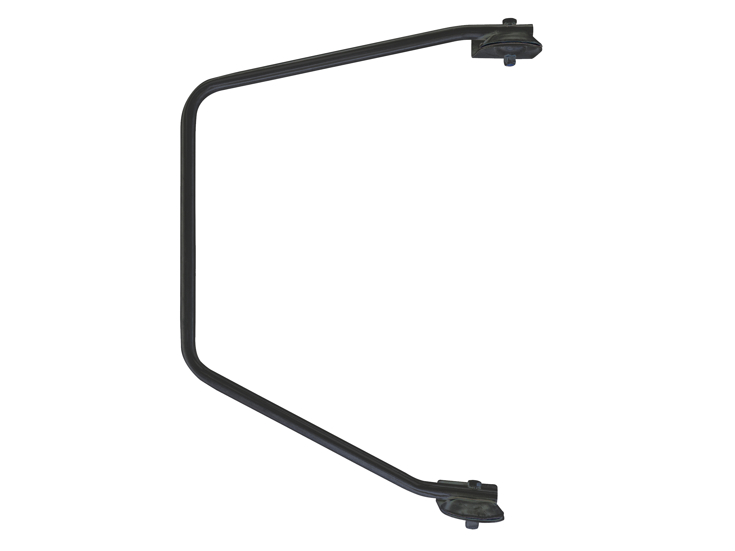 Spegelbåge 515x370 mm svartlackerad