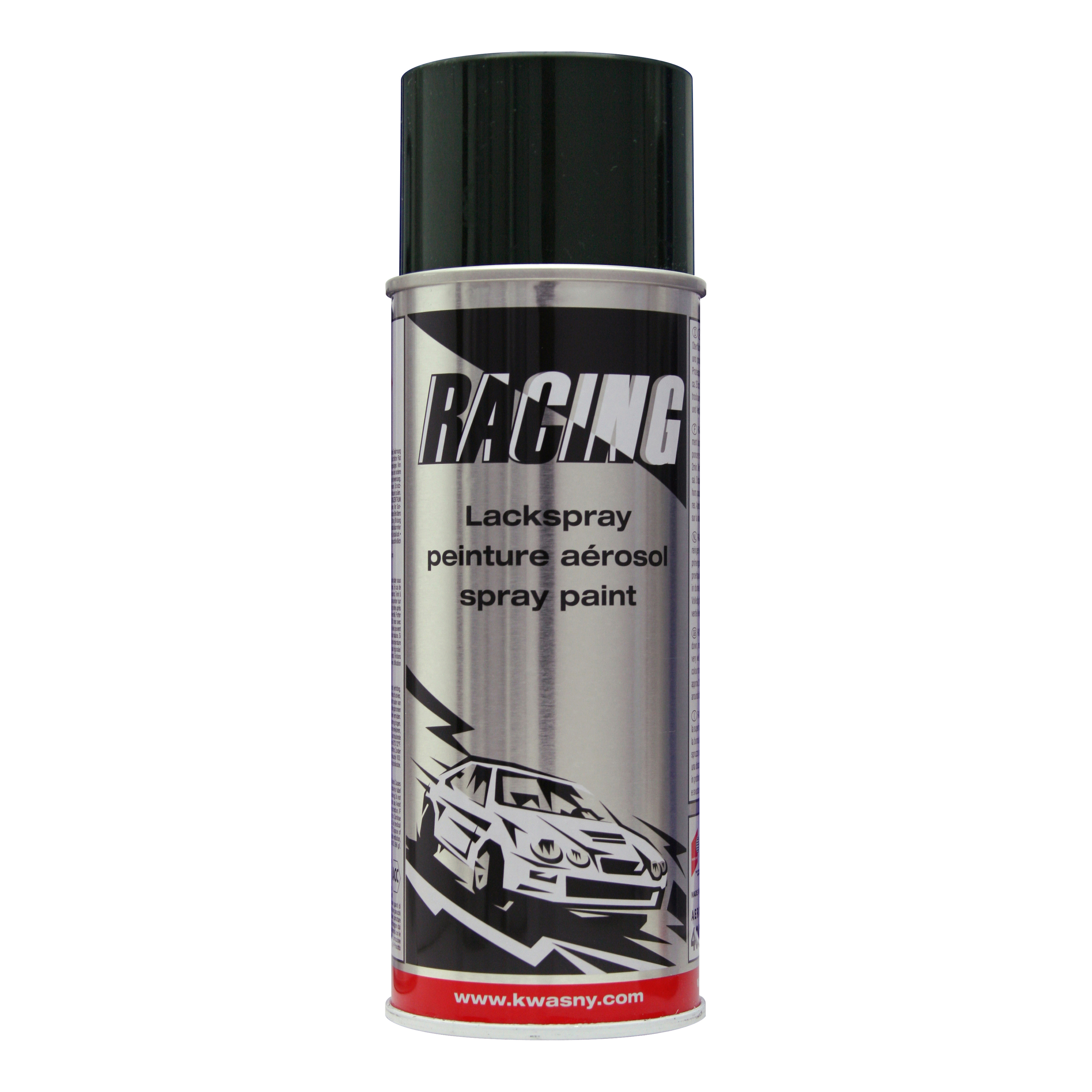Racing Sprayfärg Blank Svart 400 ML - 2