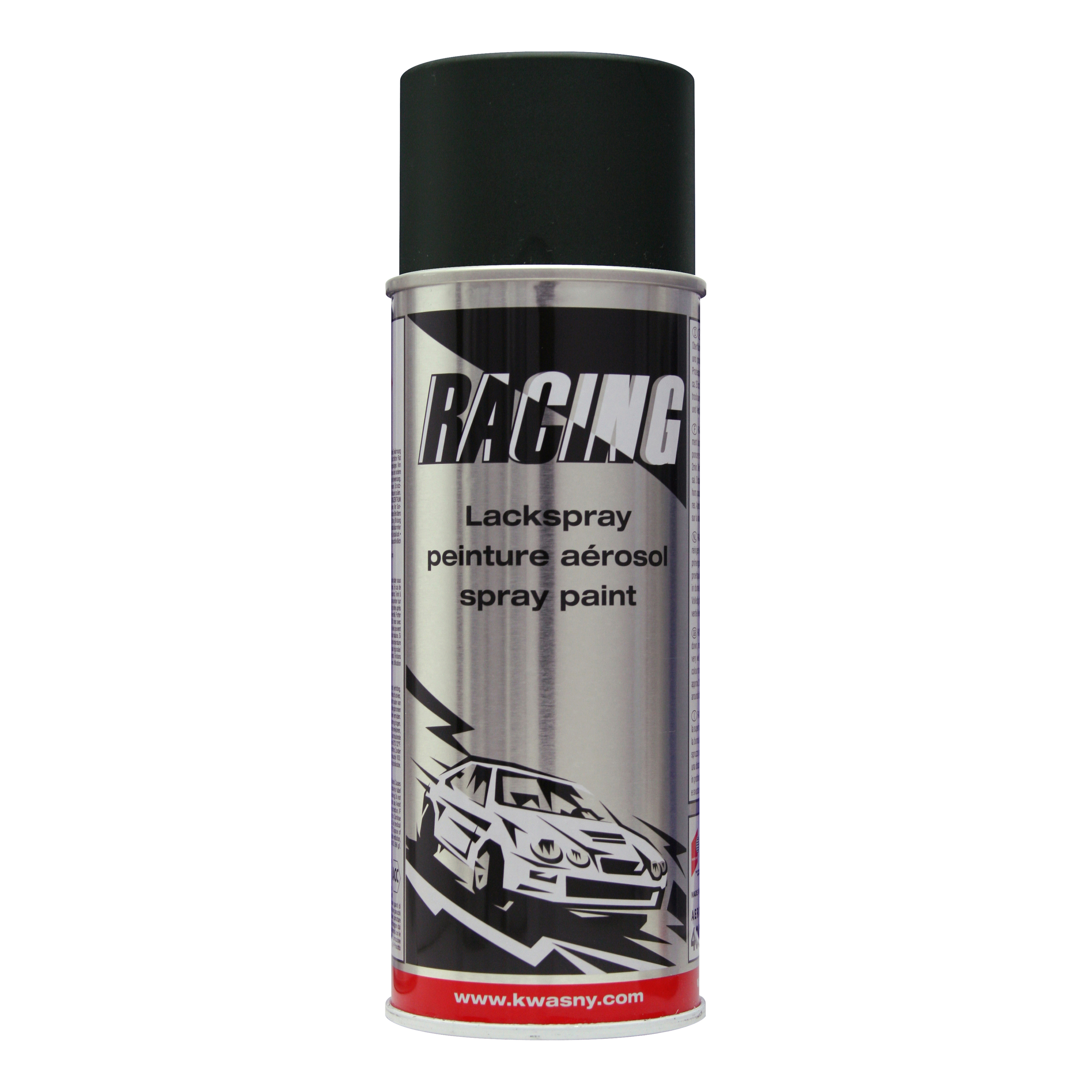 Racing Sprayfärg Matt Svart 400 ML - 2