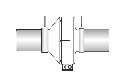 Cirkulär Kanalfläkt 315 mm, 1600m3/h, 715Pa, 220W, industrifläkt, Ferono - 7