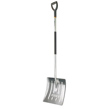 Snöskyffel, snöraka 450 mm, skaft 1622 mm aluminium (Fiskars 143060)