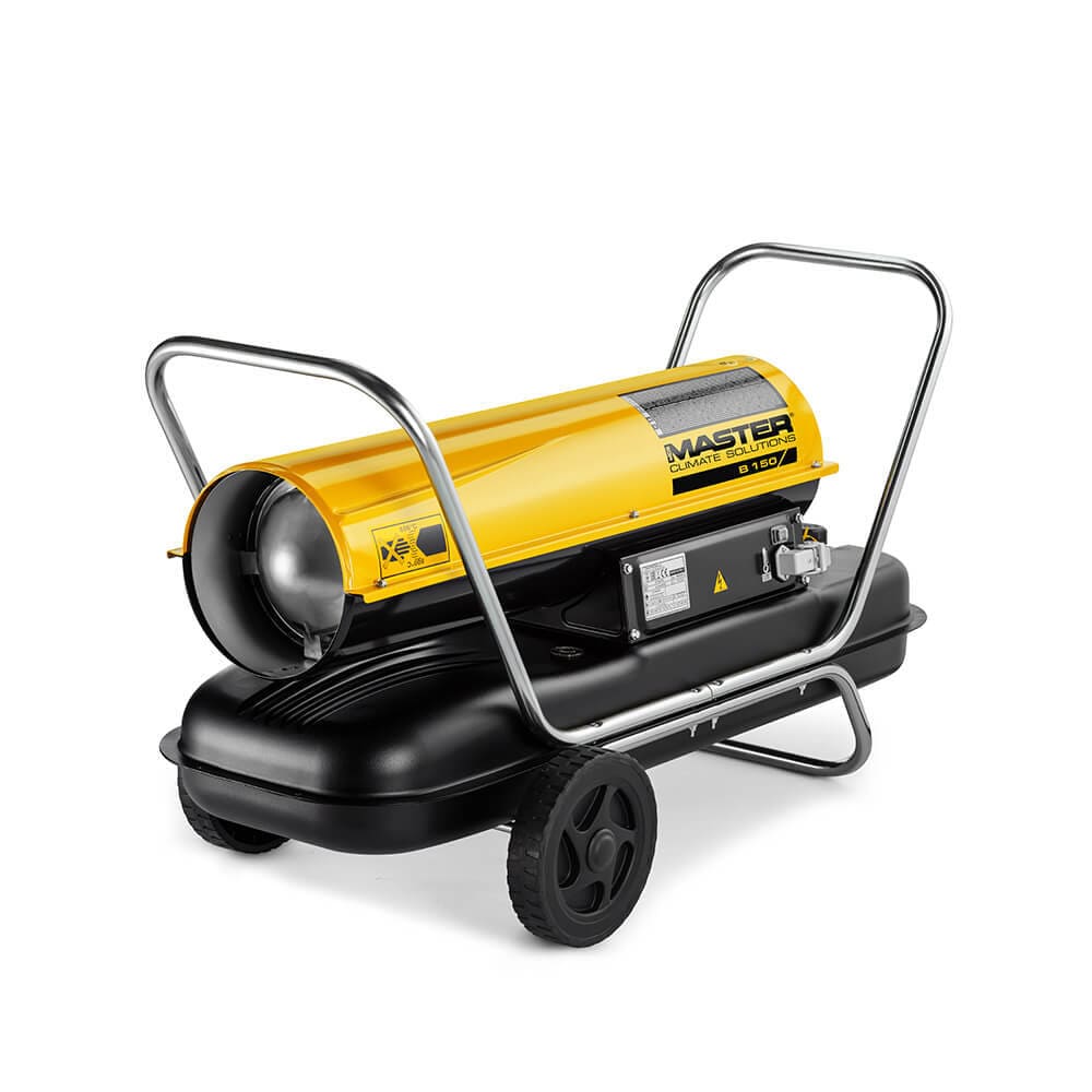 Dieselvärmare 44kW 900 m³/h 230V, Direktverkande Värmekanon med Vagn, Master - 2